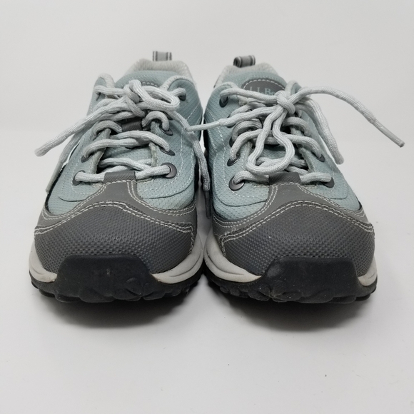 LL Bean Women's Size 6 Sneaker Trail Hiking Athletic Low Top Lace Up Blue Gray - Picture 7 of 12